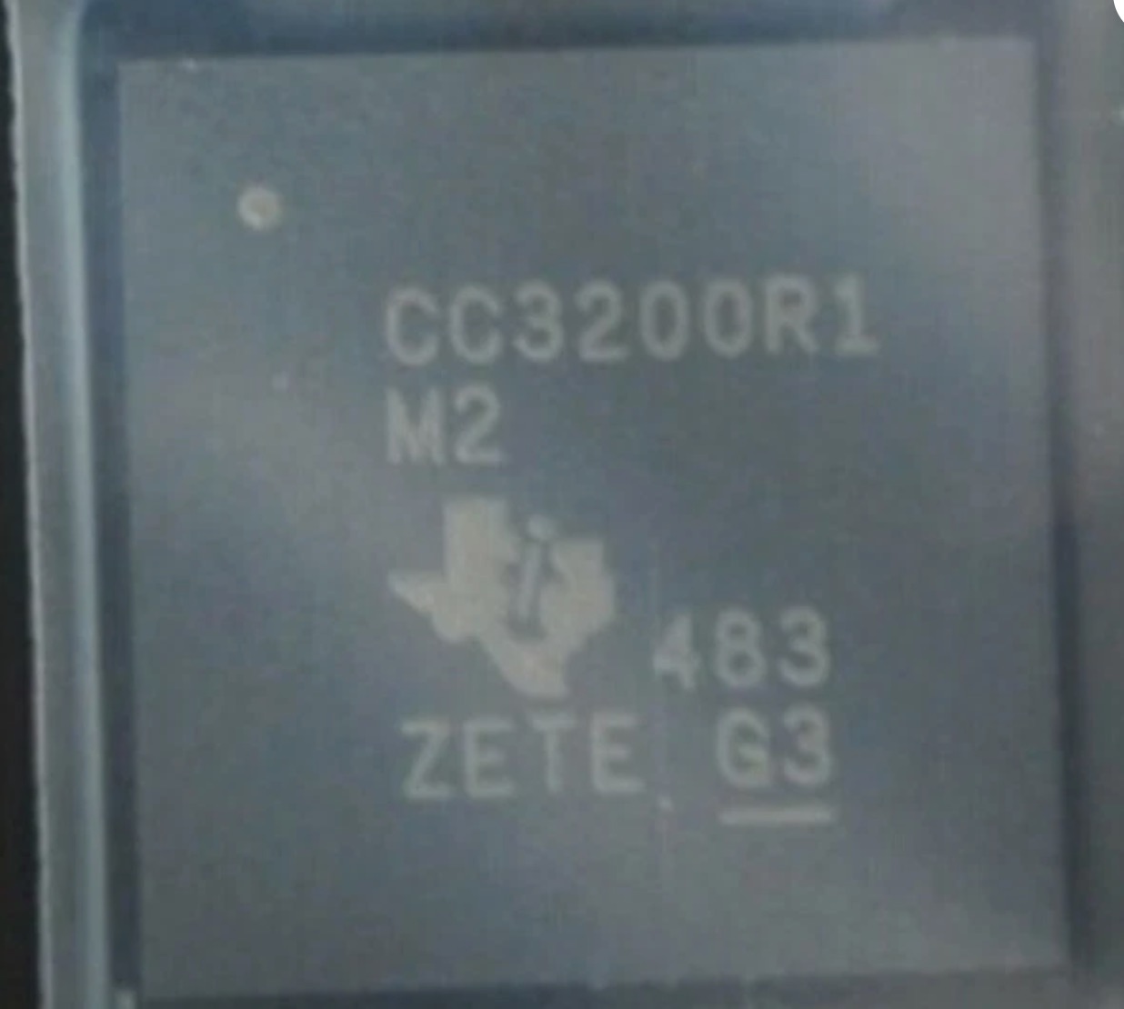 Texas Instruments CC3200R1M2RGCR chip (topmark example)